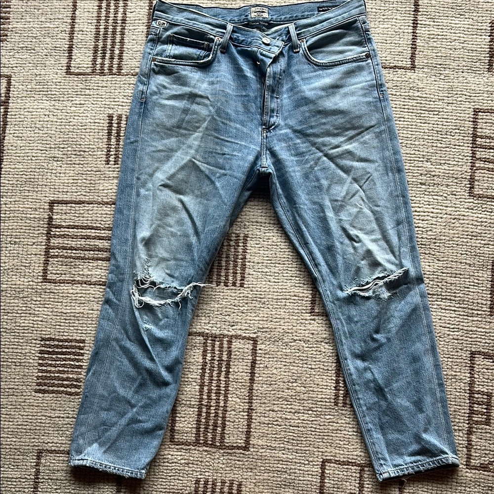 Citizen of humanity petite straight leg denim